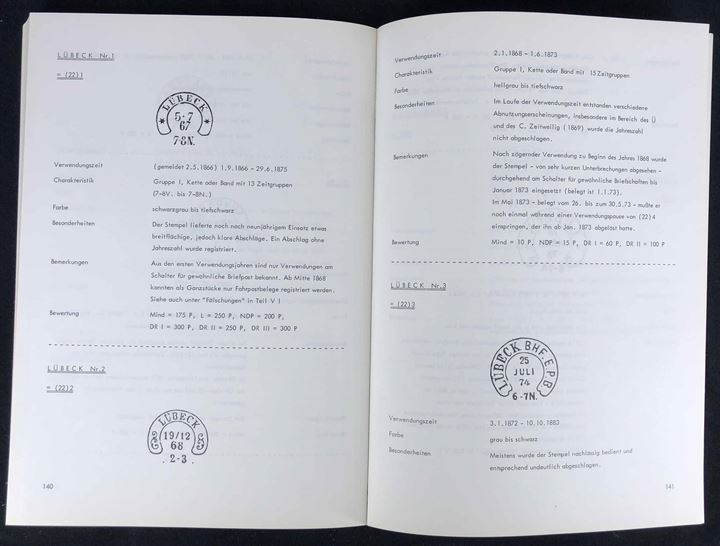 Die Deutschen Hufeisenstempel af Friedrich Spalink. Illustreret katalog og håndbog over de tyske hestesko-stempler. 187 sider.