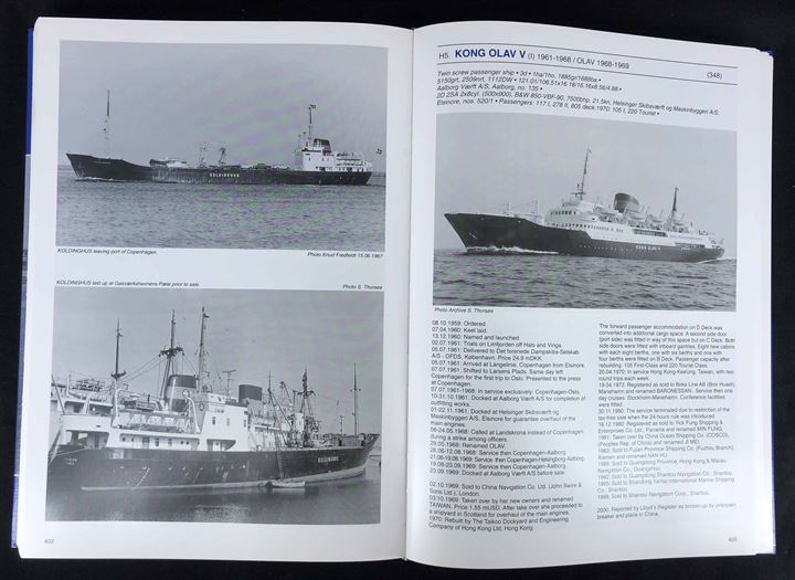 DFDS 1991 - 2006 - Skibsudviklingen fortsætter. Illustreret jubilæumsskrift 548 sider.