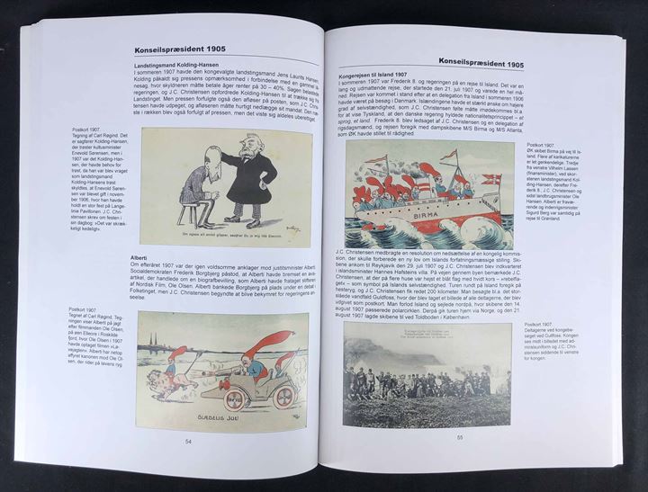 J. C. Christensen - et liv på postkort, portrætbog illustreret med samtidige postkort af Steffen Riis. 131 sider.