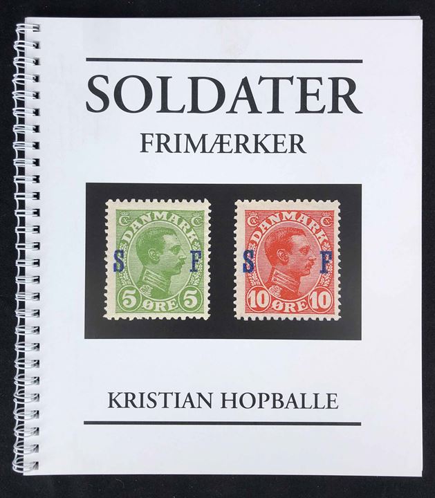 Soldaterfrimærker af Kristian Hopballe. 63 sider.