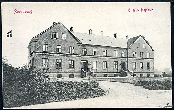 Svendborg. Ollerup Højskole. Warburgs Kunstforlag no. 986. 