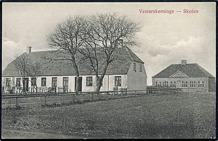 Vester Skerninge Skole. Frisør A. Th. Hansen u/no. 