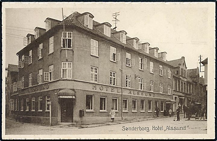 Sønderborg. Hotel Alssund. Stenders, Sønderborg no. 1. 