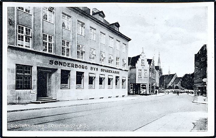 Sønderborg. Jernbanegade. Stenders, Sønderborg no. 48. 