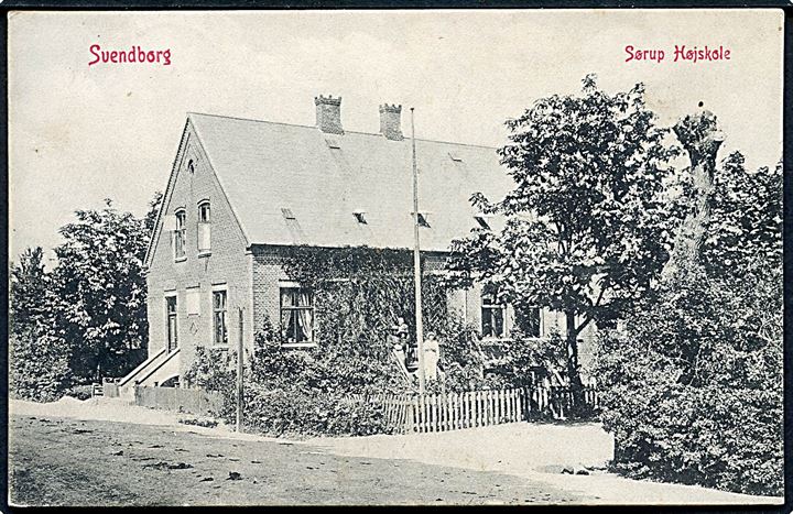 Svendborg. Sørup Højskole. Warburgs Kunstforlag no. 987. 