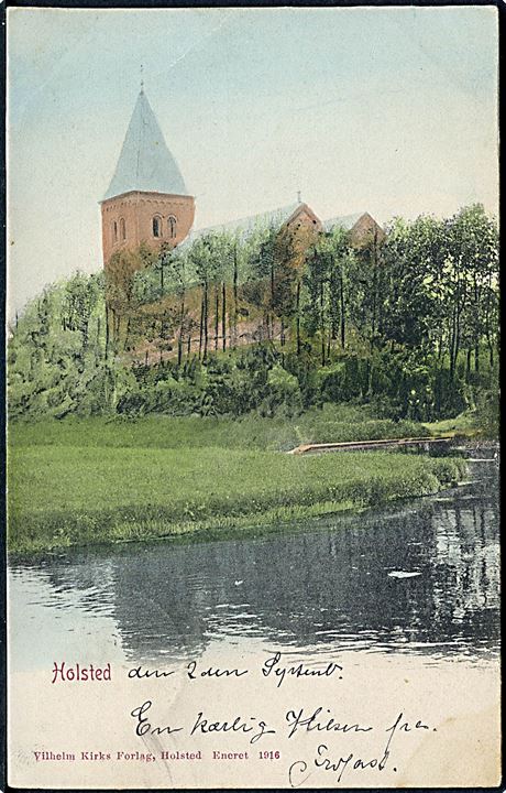 Holsted Kirke. Vilhelm Kirkes Forlag no. 1916.