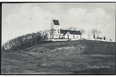 Kundby Kirke. Fot. Johs. P. K. Pedersen no. 1929. 