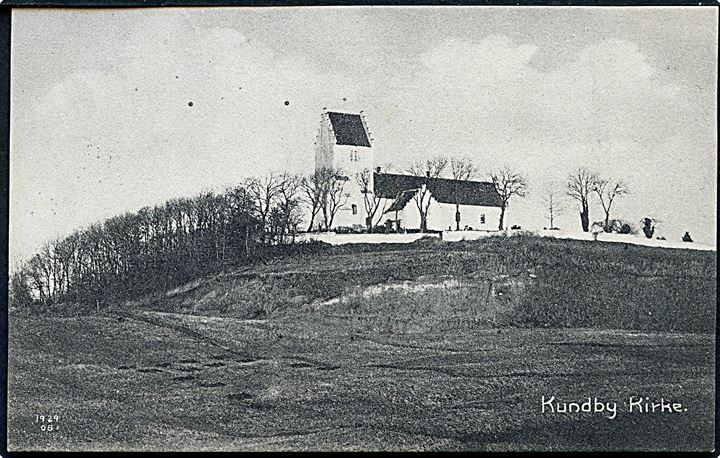 Kundby Kirke. Fot. Johs. P. K. Pedersen no. 1929. 
