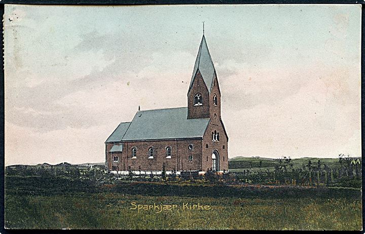 Sparkjær Kirke. Stenders no. 6941. 