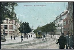 København. Slotsholmsgade med sporvogn linie 2. G. M. no. 3215.