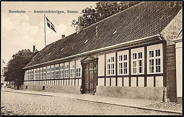 Bornholm. Rønne Amtmandsboligen. Frits Sørensens Boghandel no. 506. 