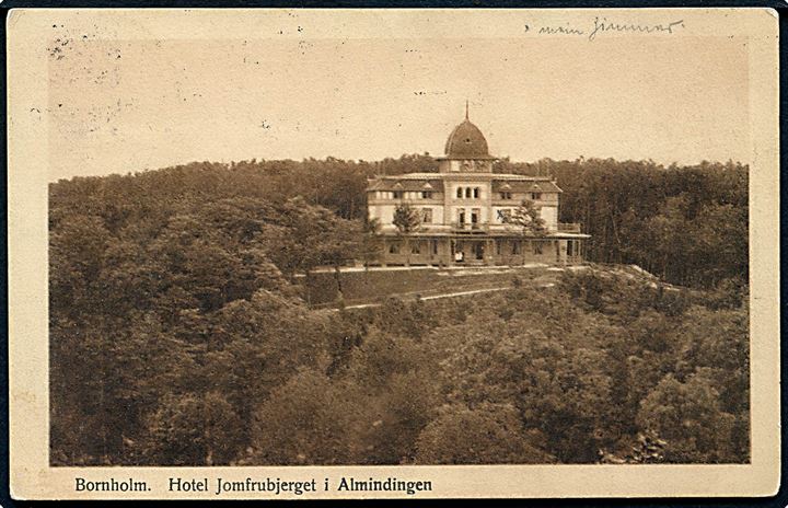 Bornholm. Hotel Jomfrubjerget i Almindingen. Colbergs Boghandel u/no. 