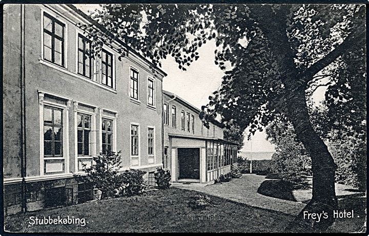 Stubbekøbing. Freys Hotel. G. Bruuns Forlag no. 19330. 
