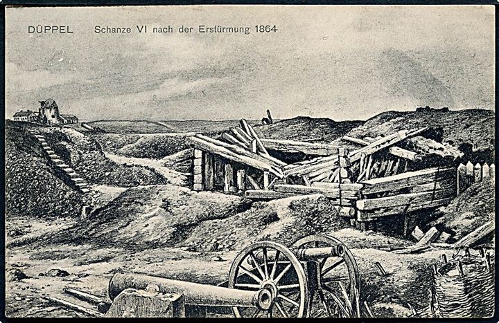 Dybbøl. Schanze VI nach der Erstürmung 1864. Carl C. Biehl no. 2786. 