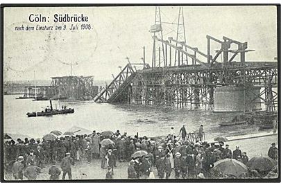 Sammenstyrtning af Südbrücke i Köln, Tyskland. E. Becker u/no.