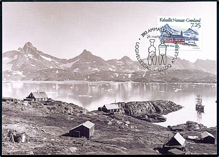 Grønland. Ammassalik, 22 August 1908. Sydgrønlands Bogtrykkeri Bet no. 48/94. 