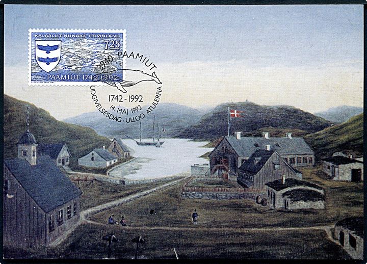 Grønland. Frederikshaab ( Paamiut) 1860. PH Reklame no. 35/92. 