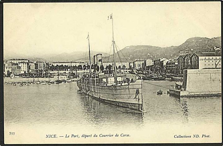 Corsica I Nice Havn, Frankrig. ND no. 577.
