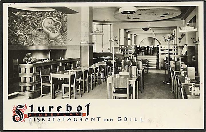 Sturehof Fiskerestaurant og Grill i Stockholm, Sverige. No. 46822.