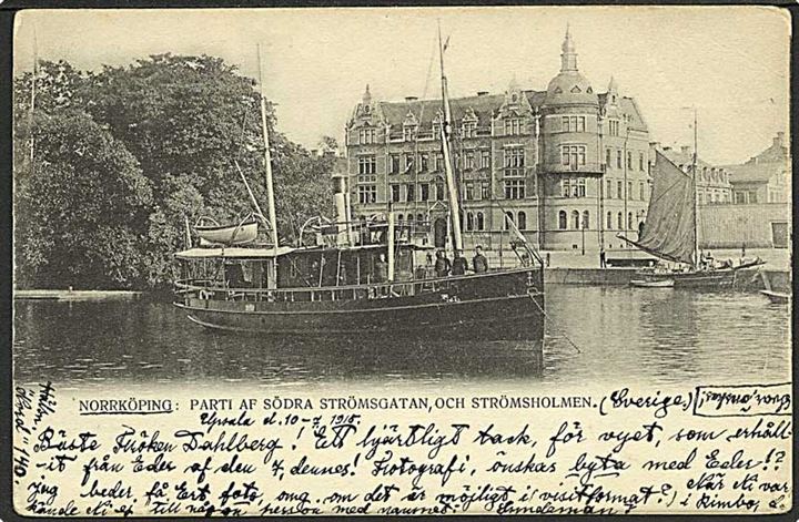 Turbaad ved Södre Strömsgatan i Norrköping. C. N:s Lj. no. 578.