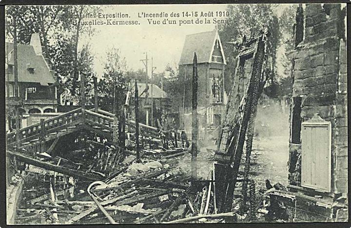 Efter eksplosionen paa kasernen i Bruxelles, Belgien. U/no.