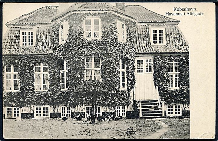 København. Havehus i Allégade. Fritz Benzen type III no. 562
