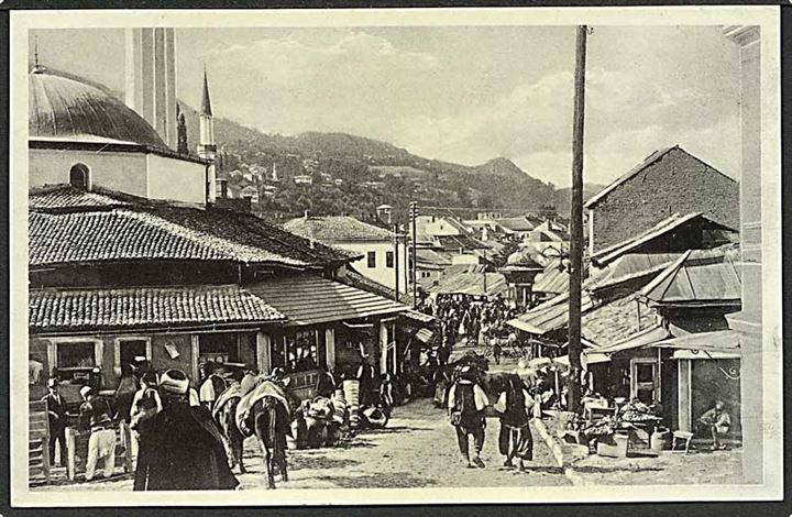 Marked i Sarajevo, Bosnien. H. Kopcic no. 202.