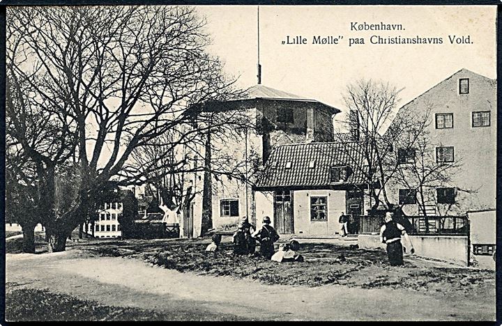 København. Lille Mølle på Christianshavns Vold. Fritz Benzen type III no. 531

