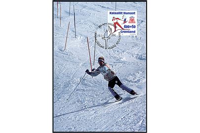 Grønland. Ski slalom. Sydgrønlands Bogtrykkerier Bet 46/94. 