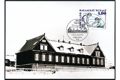 Grønland. Seminariet i Nuuk. Ca. 1920 KB. Grønlands Postvæsen Bet 59/95. Maxikort. 