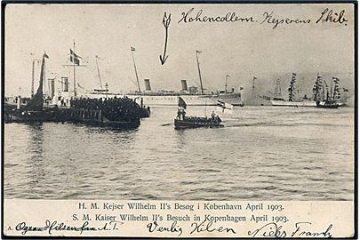 København April 1903. H. M. Kejser Wilhelm II's besøg i København. A. Christiansen & Co. u/no. 
