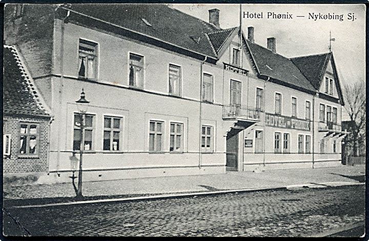 Nykøbing Sjælland. Hotel Phønix. Ludvig Christensen no. 381. 