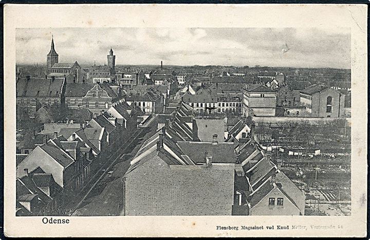 Panorama over Odense. Flensborg Magasinet u/no. 