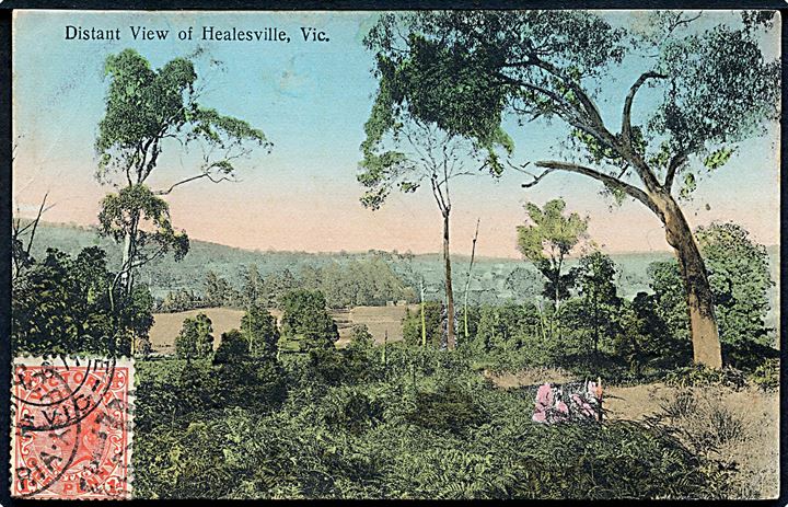 Victoria, Distant view of Healesvile. U/no.