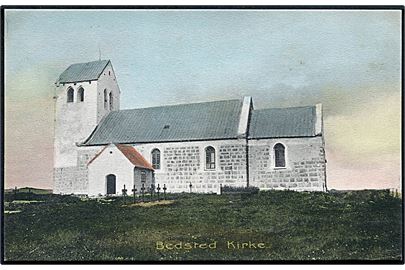 Bedsted Kirke. Stenders no. 8122. 