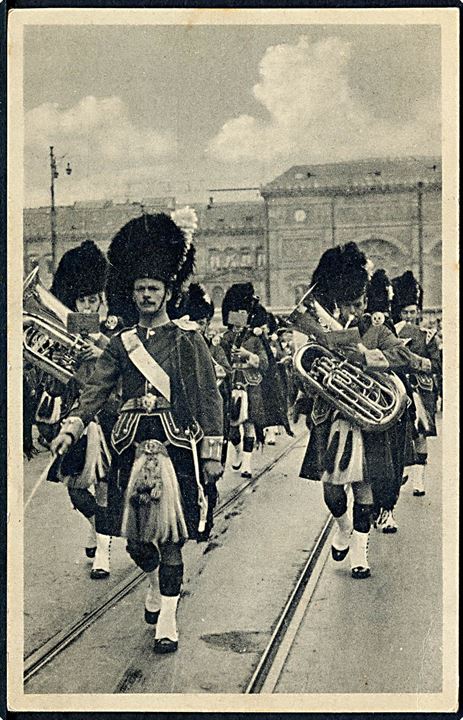 The Gordon Highlanders skotsk militærorkester i København. Rudolf Olsens Kunstforlag no. 4578. 
