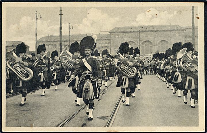 The Gordon Highlanders skotsk militærorkester i København. Rudolf Olsens Kunstforlag no. 4577. 