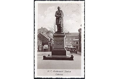 Odense. H. C. Andersens Statue. Fot. H. Schmidt no. I 88. 