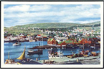 Færøerne. Tinganes, Torshavn. Stenders no. 96727. 
