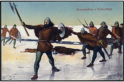 Island. Skarphjeðinn á Markarfljót. Egill Jacobsen & Bjørn Kristjánsson u/no. 