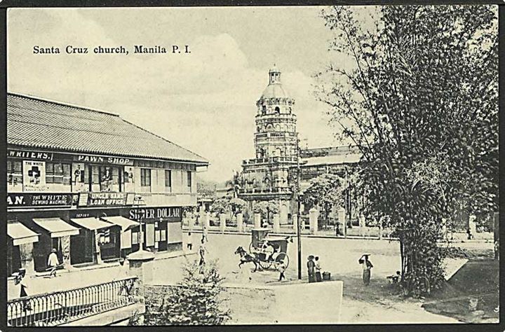 Santa Cruz Kirke i Manila, Filippinerne. Kemlein & Johnson u/no.