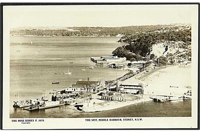 The Spit i Middle Harbour, Sydney, Australien. Rose no. 5078.