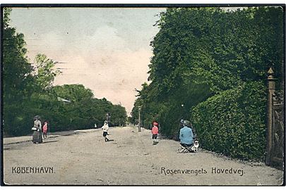 Købh., Rosenvængets Hovedvej. Stenders no. 7273.