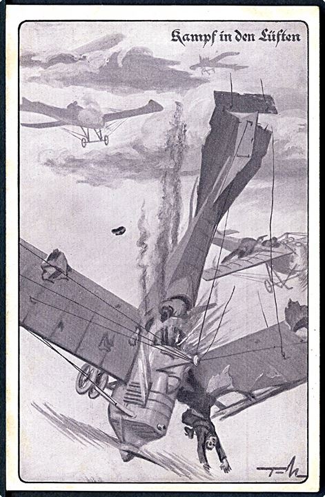 Luftkamp under 1. verdenskrig. Deutscher Luftflotten-Verein. U/no.