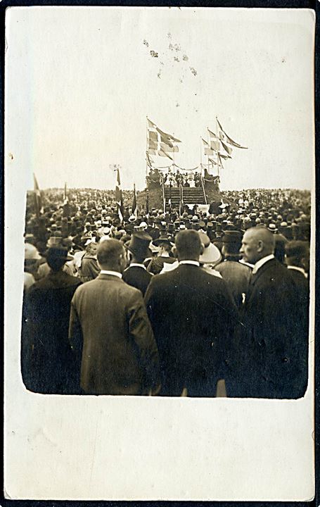 Genforeningen. Chr. X til Genforeningsfesten på Kongeskansen d. 11.7.1920. U/no.