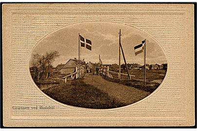 Rudbøl, grænsen ved. C. C. Biehl no. 3844.