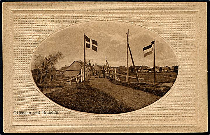 Rudbøl, grænsen ved. C. C. Biehl no. 3844.