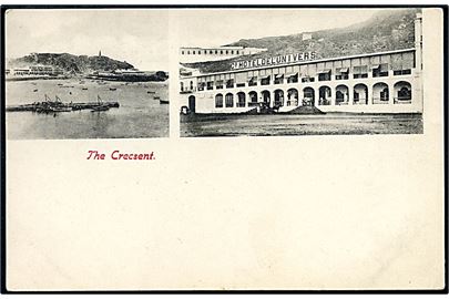 Aden. The Cresent med Cd Hotel de l'Univers. U/no.