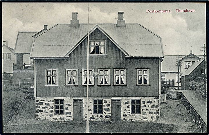 Thorshavn, Postkontoret. A. Brend u/no. Kvalitet 9