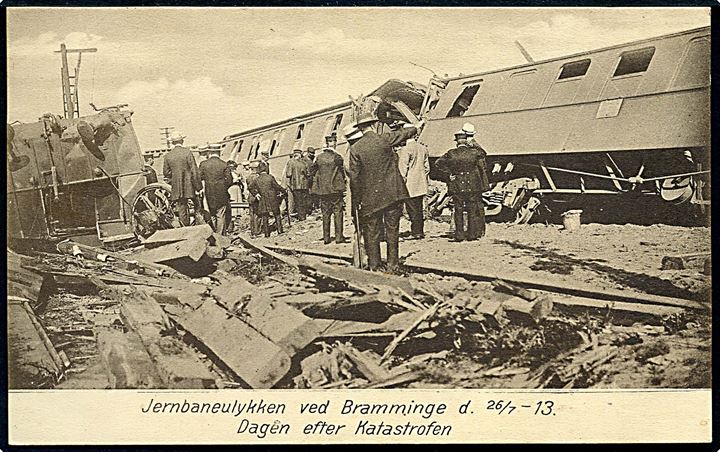 Brammingeulykken d. 26.7.1913.C. K. Olesen u/no. Kvalitet 9